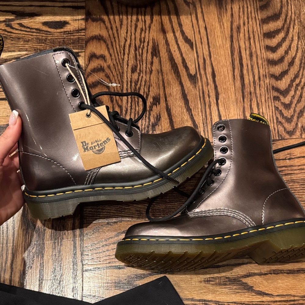 Dr. Martens gunmetal Gray Boots